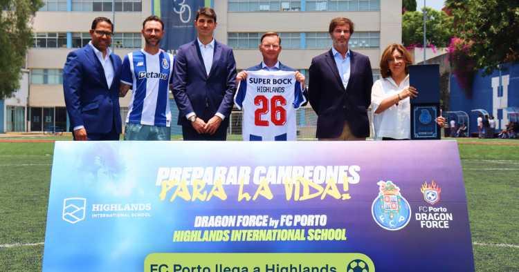 FC Porto expande su presencia en México junto a Highlands International School
